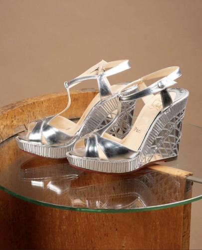 Sandale compensée louboutin - sandale,